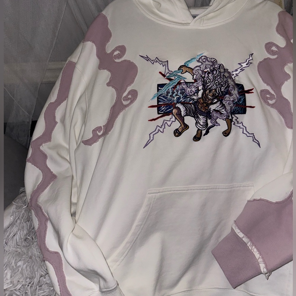 ONE PIECE GEAR 5 LUFFY Embroidery hoodie.
